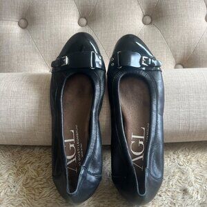 Attilio Giusti Leombruni Monika Cap Toe Flats